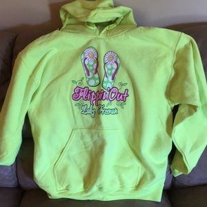 Neon Yellow, Lake Freeman Hoodie
